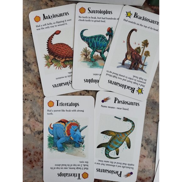 T-rex Rules! Card game basically 'Go Fish' with Dinosaurs, kids, matching cards - Picture 4 of 9